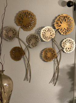 Metal Wall Decor $15 set of 2
