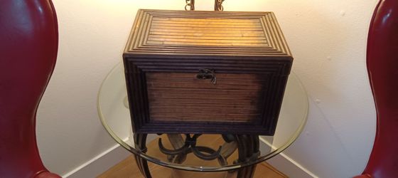 Rustic Wooden Chest / Storage Box