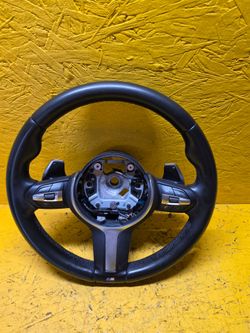2012-2019 BMW F3X F30 F32 328i 330i 335i 340i Xi Steering Wheel M SPORT Leather w/ Shifters