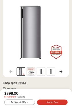 Brand New Wen Box One Door Lg Refrigerator