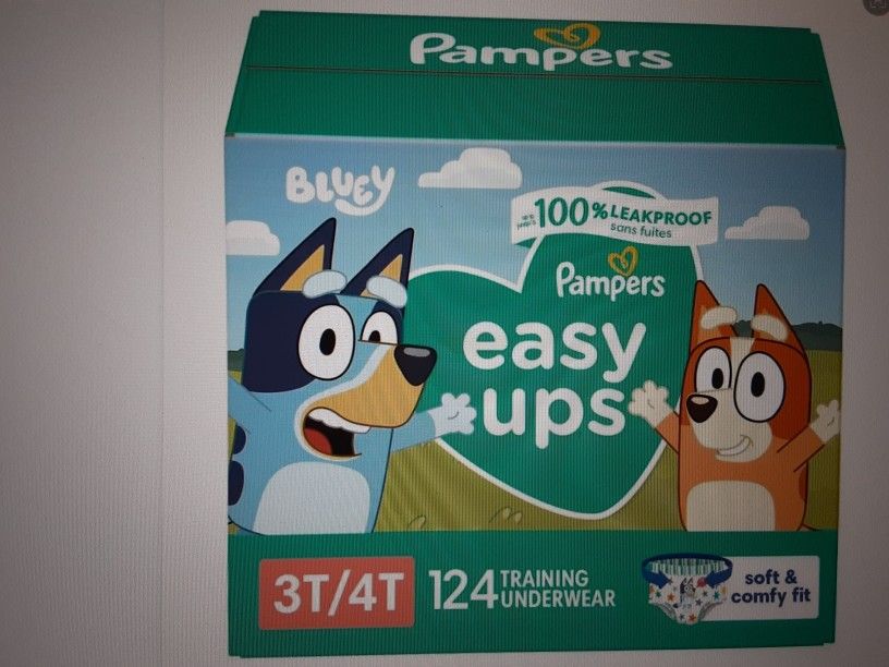 Pampers Easy Ups Boys Training Underwear 3T-4T 224 Count