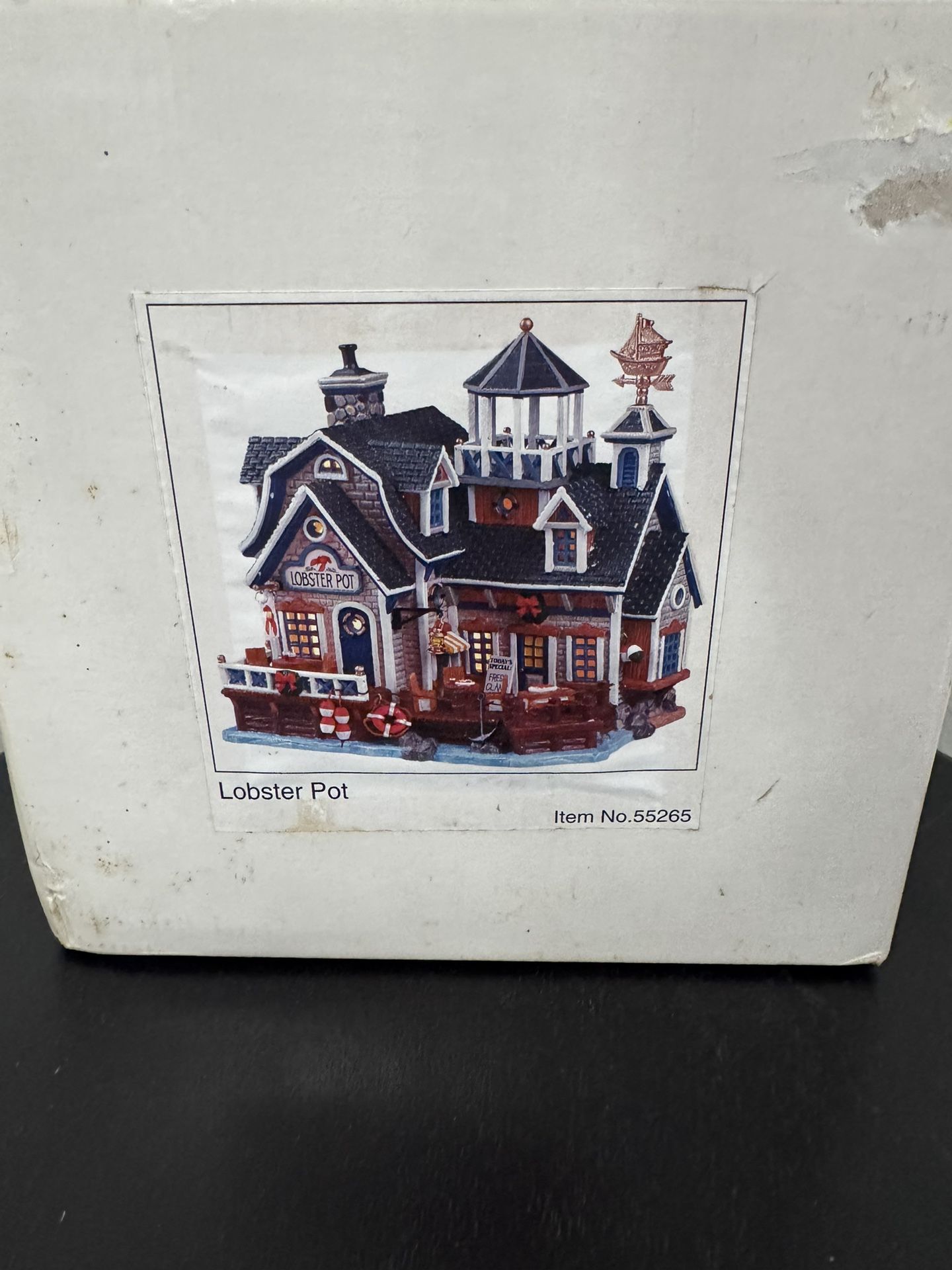 Christmas Village House Lobster House 