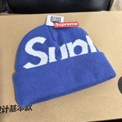 Blue Supreme Beanie 