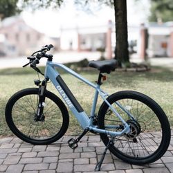 Light Blue E-bike 