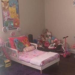 Toddler Bed and mattress 
