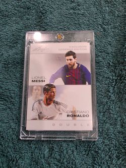 Messi & Ronaldo Leaf Exclusive Legends Edition Double Card
