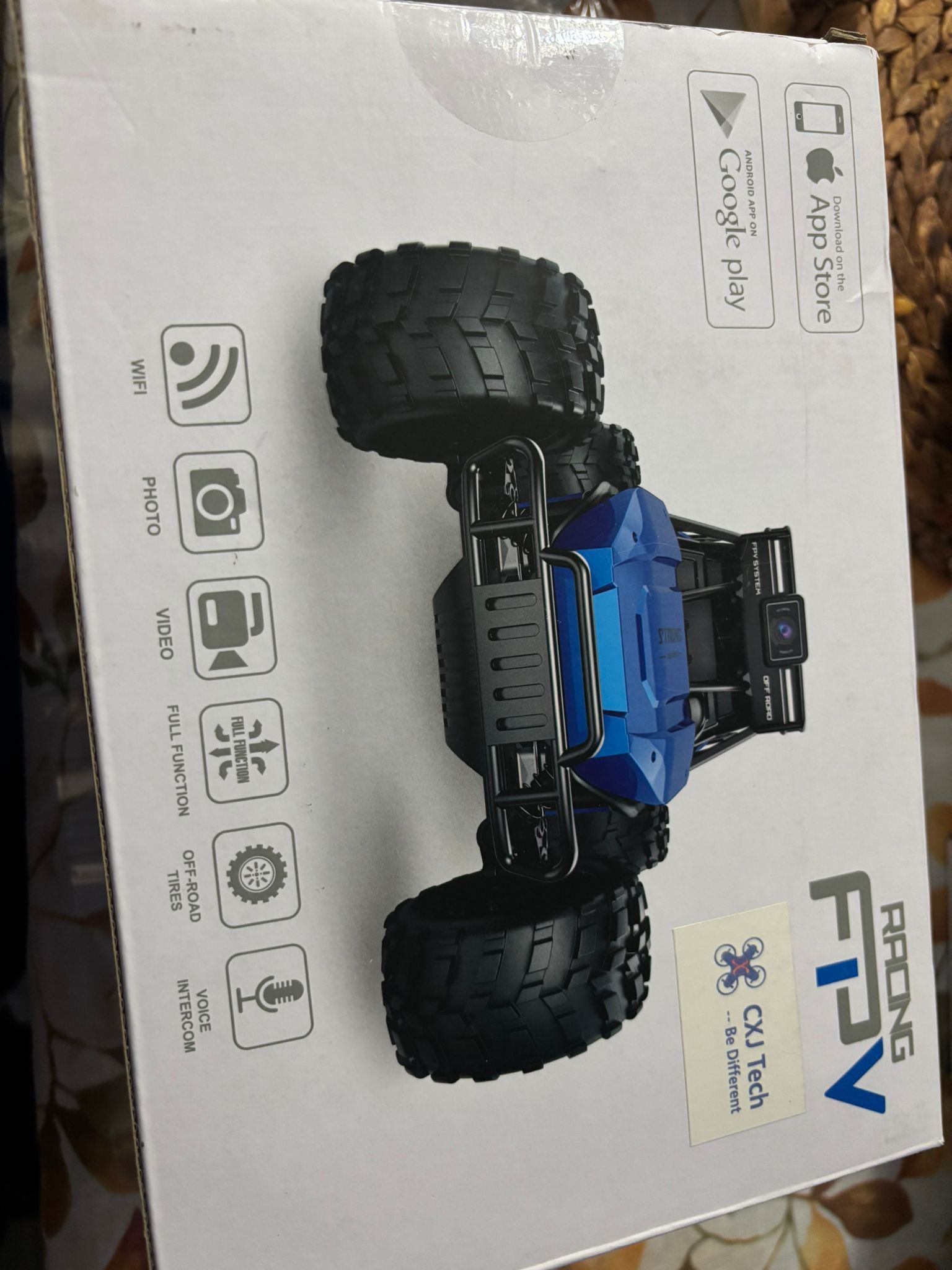 Auoshi HD 720P WIFI FPV Camera 1:16 RC Car Off-road Remote Control App Enabled