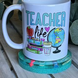 Personalized Teacher Coaster