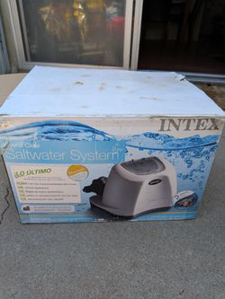 Krystal Clear Saltwater System pull pump