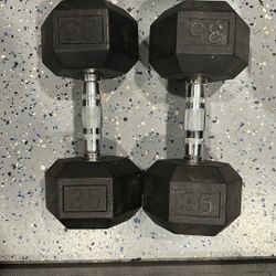 35 Lb Dumbbells 
