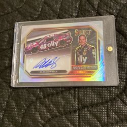 24 Prizm Alex Bowman Auto Nascar Card
