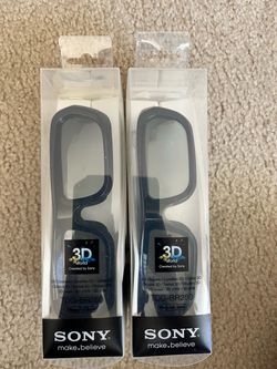 (2) - Pairs - Sony 3D - Glasses - (New)