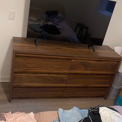 Modern Wood Dresser / TV Stand – 61” – Great Condition