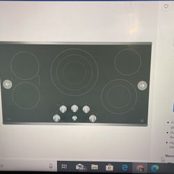 New GE Profile 36” Smooth Service SS Cook Top Electric