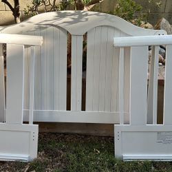 Beautiful White Wooden Crib