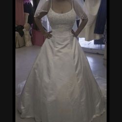 Satin Wedding Dress
