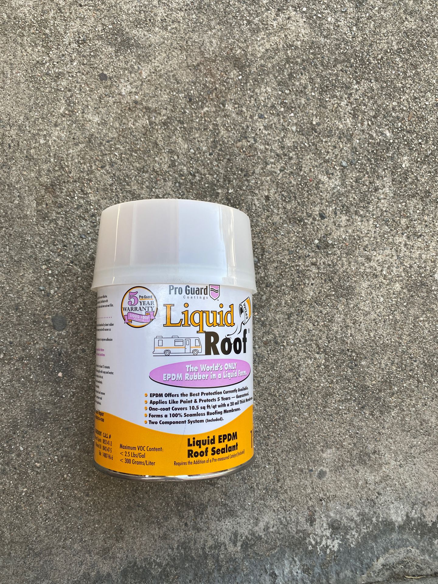 Rv roof leak sealant 1 quart