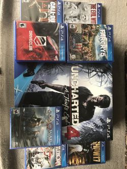 Brand new sealed Ps4 plus 8 games