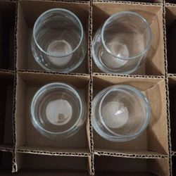 4ct Glass Cups 