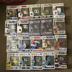 Funko Pops Disney  $10 each  or buy them all for $175