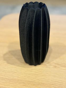 Modern Black 3D Printed Vase – Handmade Home Decor