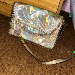 Holographic Crossover Handbag 
