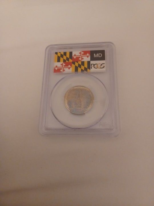 Maryland State Quarter 2000 S Toning