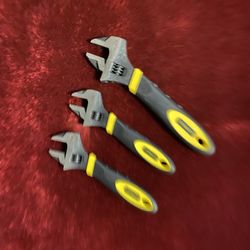 Stanley 3 -Piece Adjustable  wrenches