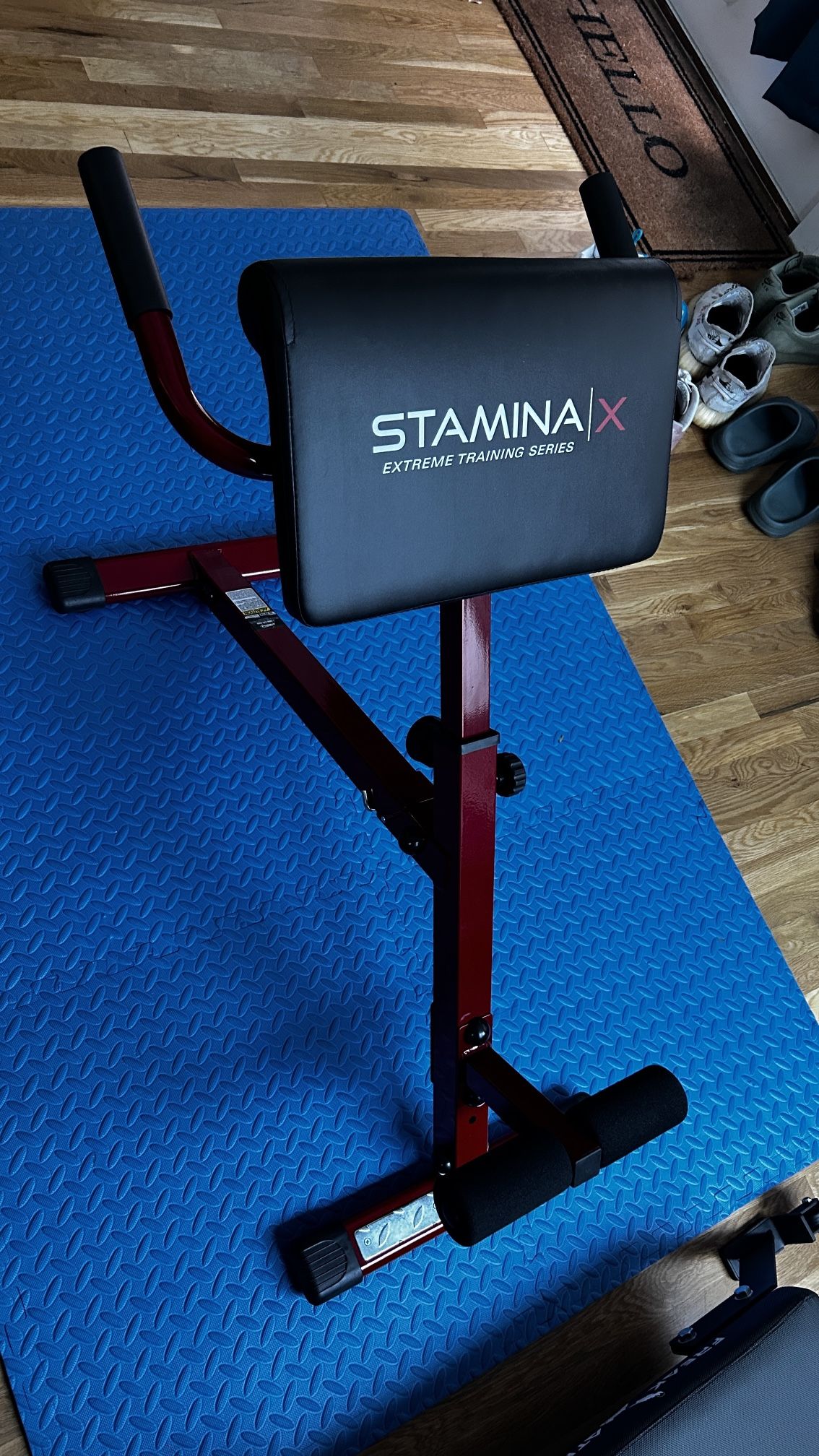 Stamina X Hyperextension Bench - Adjustable Roman Chair