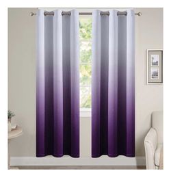 Purple curtains Purple, 2 Panels, 38x72 Inch