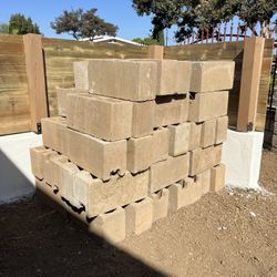 CMU Blocks 6x16x8- Color Brown (65 Blocks Total) Construction Materials