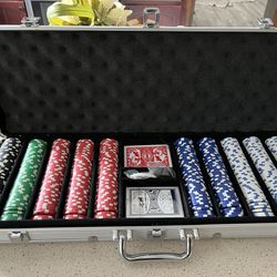 Poker chips And Case
