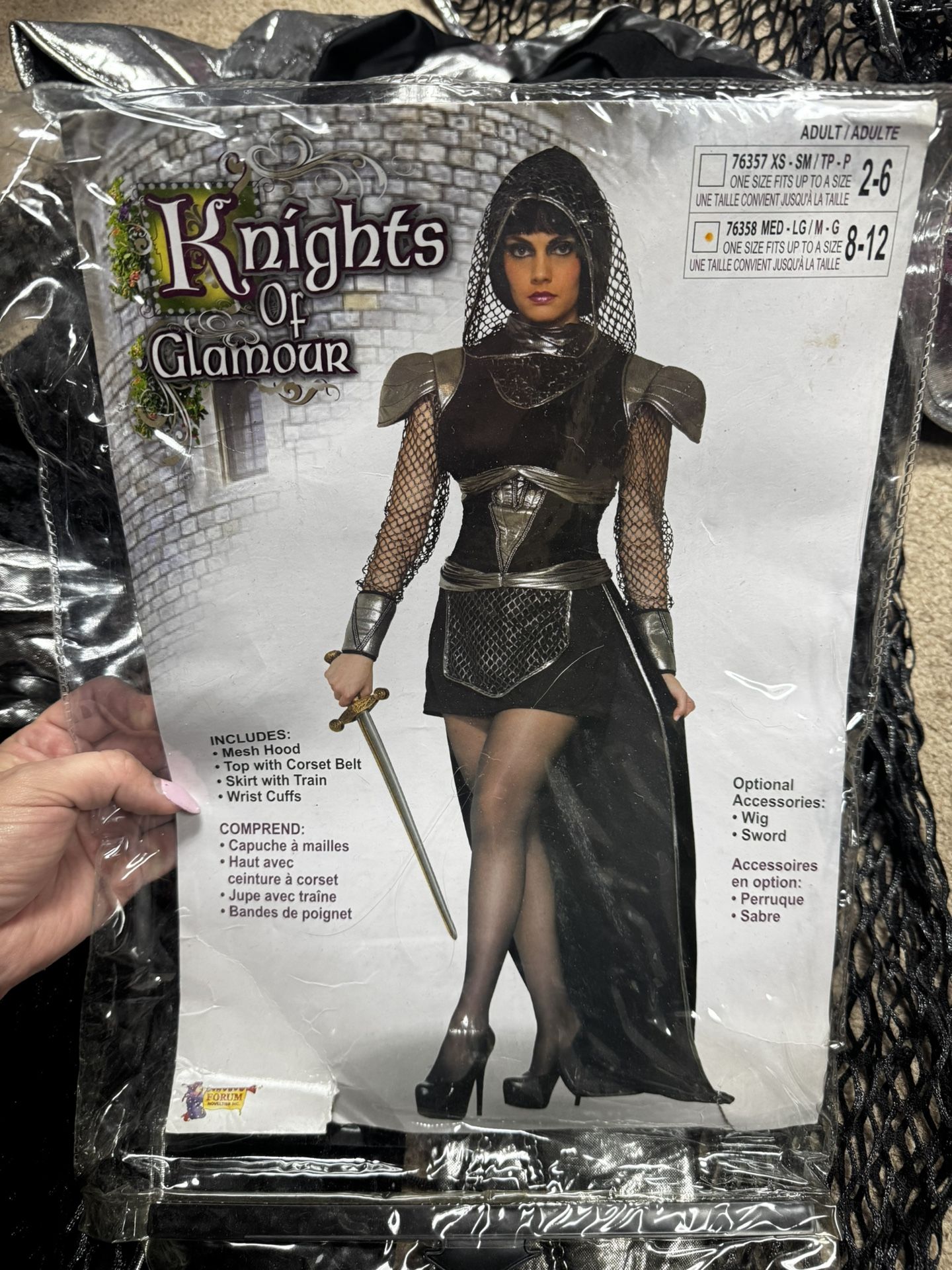 Halloween Costume Knight Of Glamour