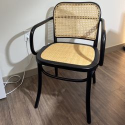 Natural Cane Dining Chair 
