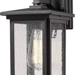 Outdoor Wall Light Fixture, Exterior Wall Mount Lighting, Outdoor Wall Sconces, Porch Wall Lighting, ORB Finish 1 Pack