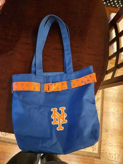 New York mets tote bag