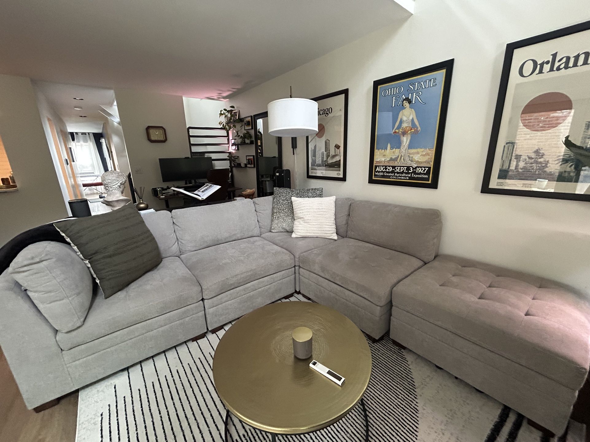 Grey Modular Sectional