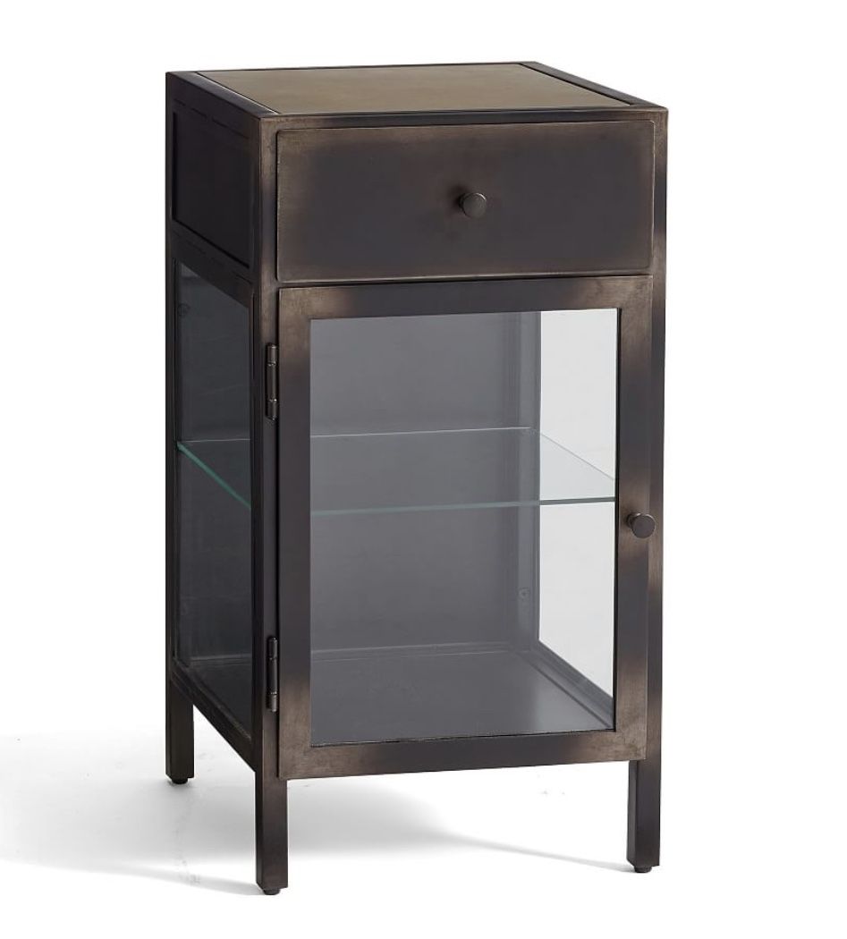 Pottery Barn Flynn Mini Metal Nightstand