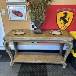 Sofa Table Or Entry Table With Mirror