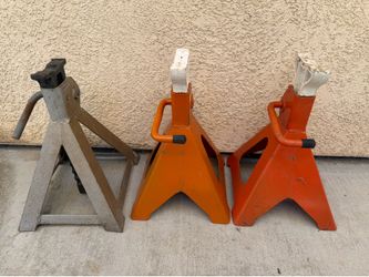 3 Jack stand con capacidad de 6 t cada una