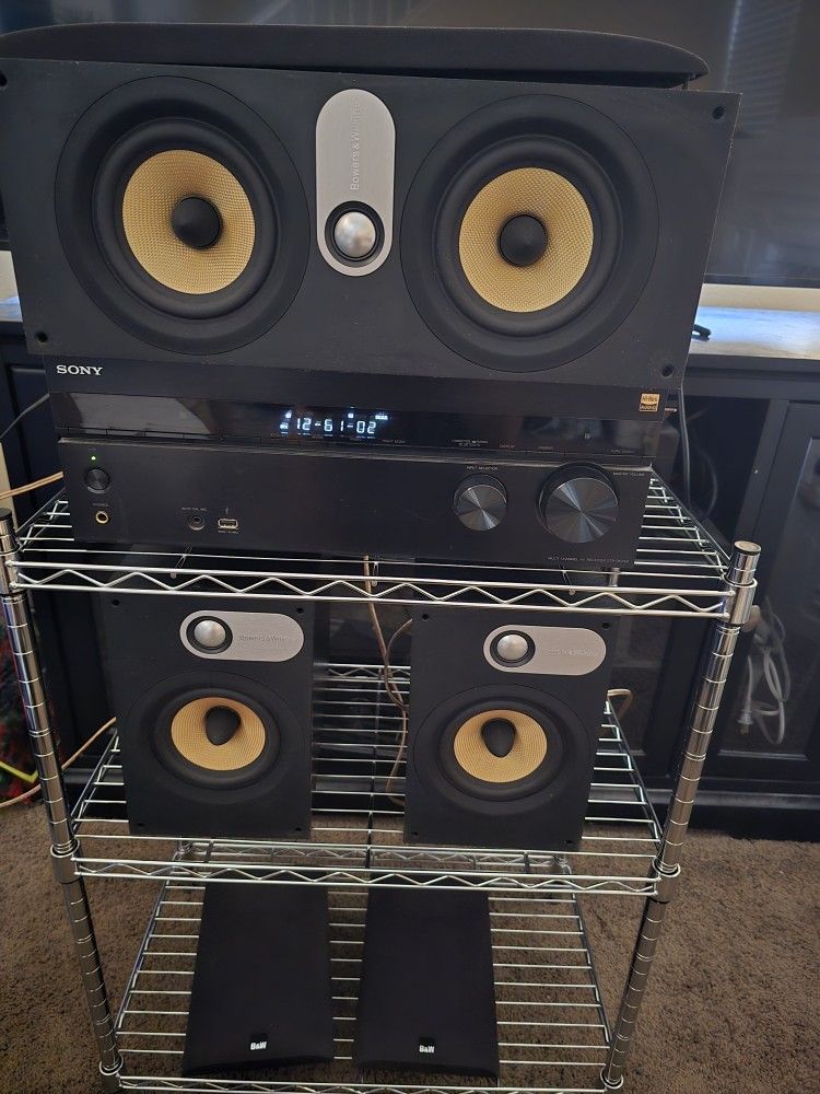Bowers & Wilkins Speakers & Bluetooth Sony Receiver .