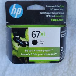 HP 67XL Black High-yield Ink Cartridge | Works with HP DeskJet 1255, 2700, 4100 Series, HP ENVY 6000, 6400 Series

