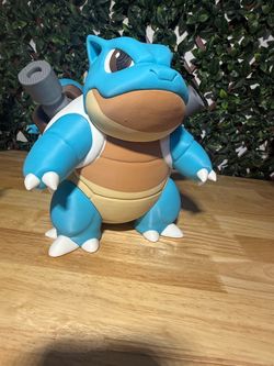 3D Printed Blastoise Figure – Pokémon Fan Collectible