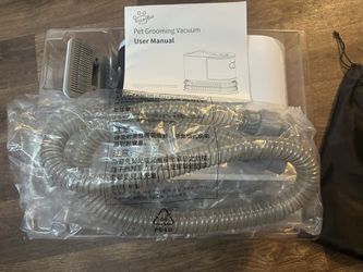 Pet Dog Grooming Set Clipper Vacuum Like New