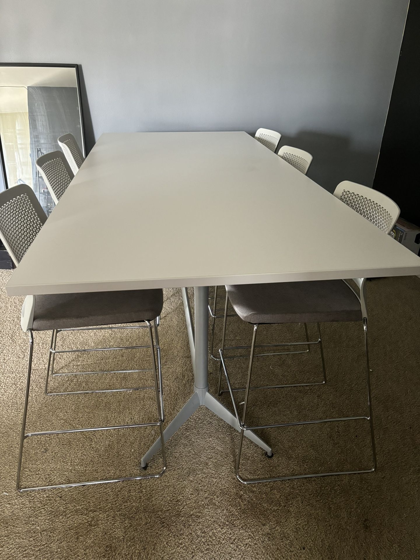 White Table (Dinner Or Office)