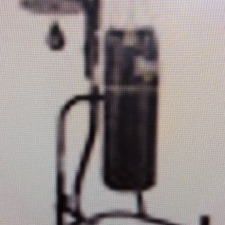 2-Station Heavy/Speed Bag Stand,  New Heavy Bag, Anchor Attachment, Speed Bag Set