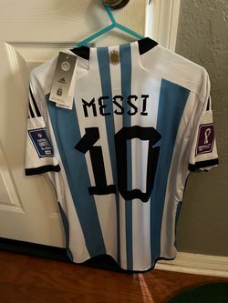 2022 Lionel Messi, World Cup, Argentina jersey