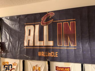 Cavs ALL IN CLE 2015 Finals banner
