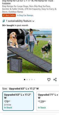 Foldable Dog Ramp for Car or Truck