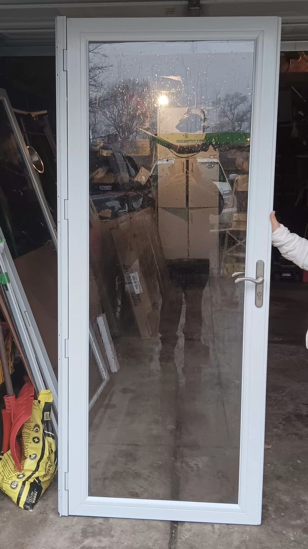 Security Glass Storm Door With Screen 32x80